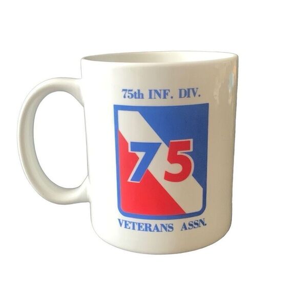 Vintage 75th Infantry Division Veterans Association Ceramic Mug Honoring Heroes - Picture 5 of 9